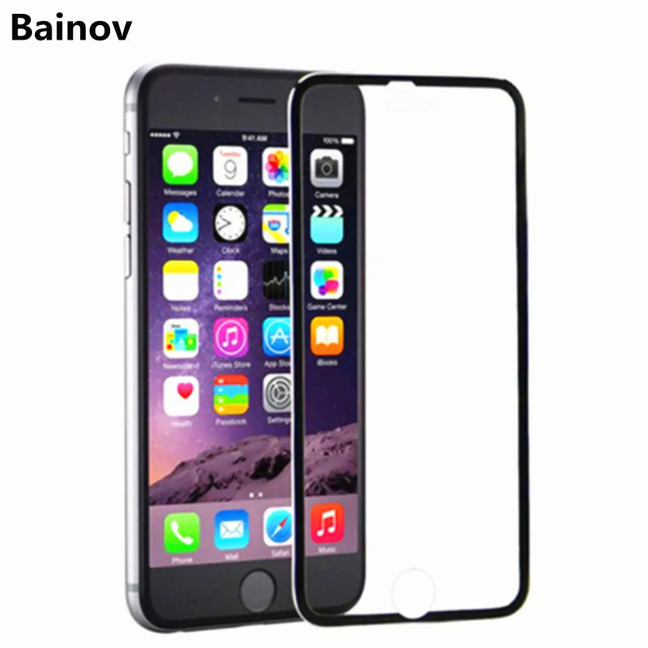 

For iphone 8 7 6 6s X XS protective glass 3d full cover tempered glass on iphone 6 6s 7 8 plus 5 5s se screen protector film