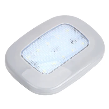 

LEEPEE White Vehicle Roof Ceiling Lamp Car Reading Light 10 LED Universal Magnet Dome Light Auto Interior Light USB Charging