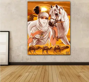 

hand-painted abstract painting Egypt Landsacpe art on canvas beauty Islamic home decoration Arabic Art Calligraphy oil painting