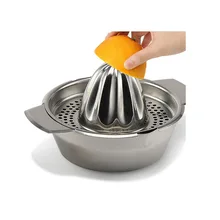 Мини-соковыжималка ручной работы Оранжевый производитель лимонного сока нержавеющая сталь ручная соковыжималка пресс соковыжималка для цитрусовых Бытовая мини-техника