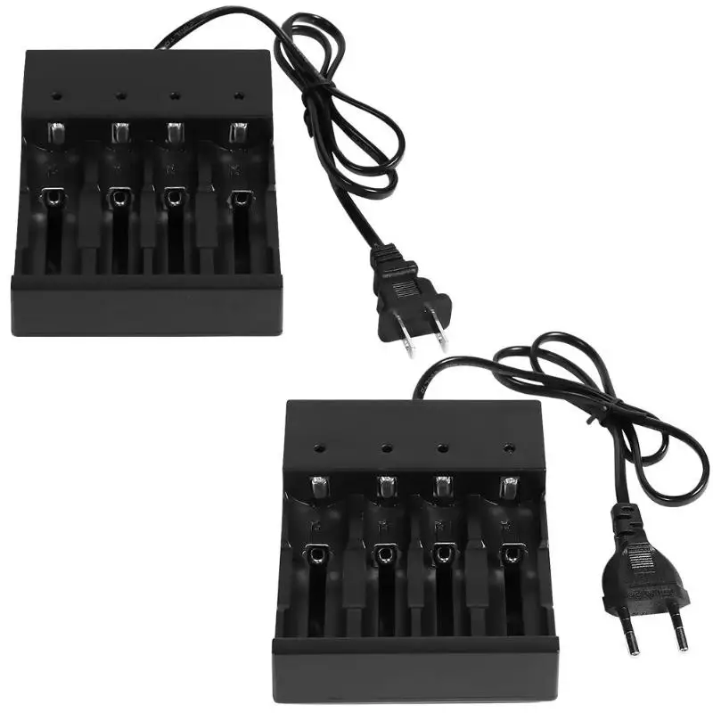 

Automatic Universal Quick Charger 4 Slots Smart Charger for 18650 26650 Battery Output 4.2V 2A Charging Time 3 to 5 hours