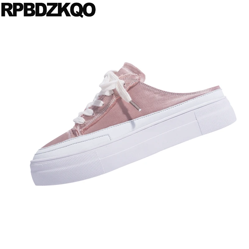 ladies slip on mule trainers