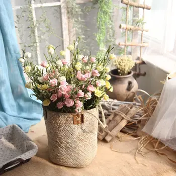 

10PCS Mini PE Foam Artificial Rose Flower Artificial Rose Flowers Romantic Wedding Party Fake Roses Flower for Home Decoration