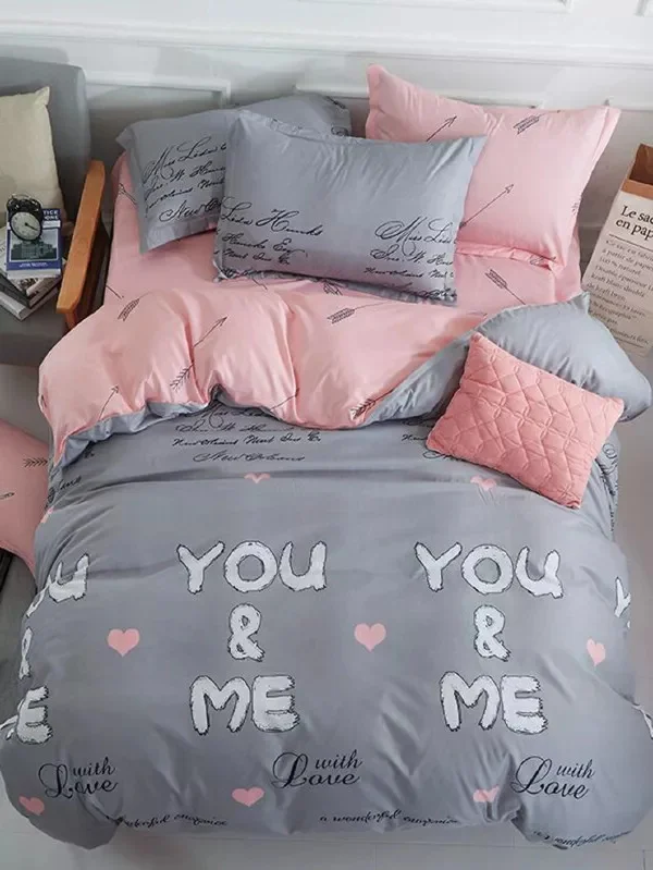 

You and Me Bedlinen Duvet Cover Set Bedding Set 3/4 Pieces for Couple Home Decoration Girls Women Gift