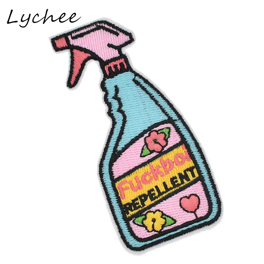 Lychee 2 шт. красочная вышивка креативный удалитель репеллент патч для женщин DIY