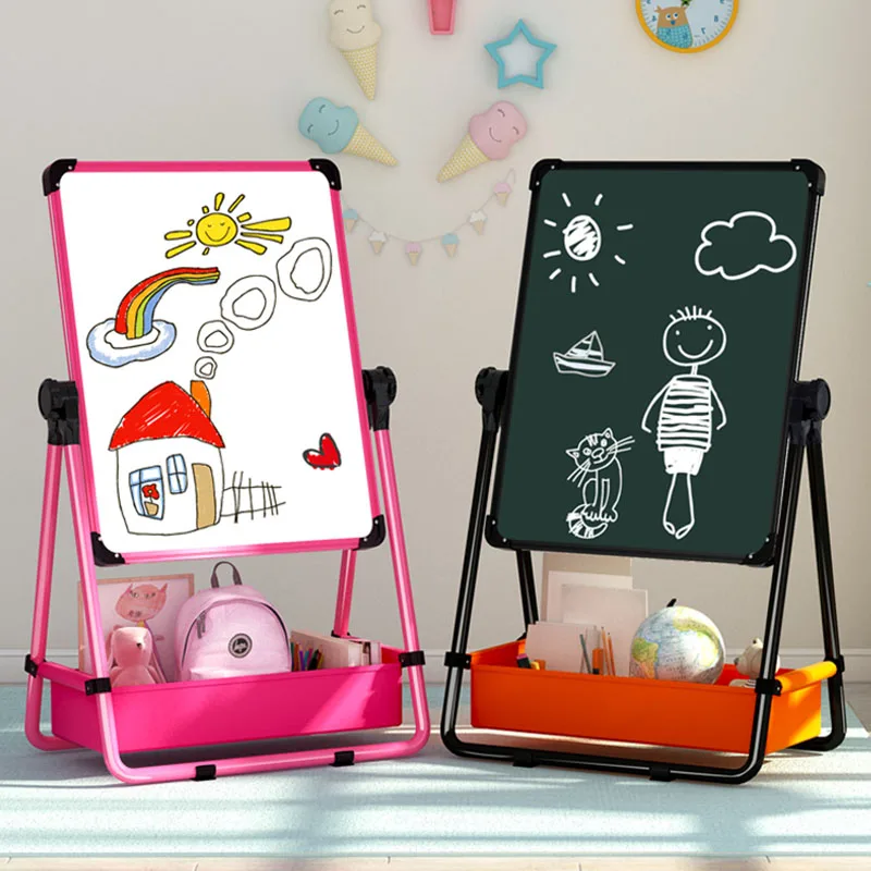  Children's drawing board bracket small blackboard household magnetic paiting board hpme teaching bo - 33023341880