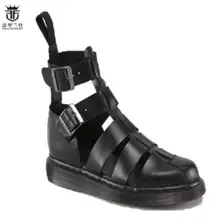 FR. LANCELOT/ Роскошные брендовые Дизайнерские летние мужские сандалии на плоской подошве с вырезами Повседневная обувь на толстом каблуке с пряжкой мужская обувь