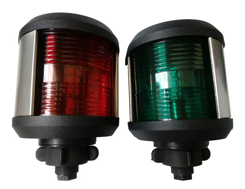 

12V Marine Boat LED Navigation Light Red Green Port Starboard Light White Masthead Light Sailing Signal Lamp