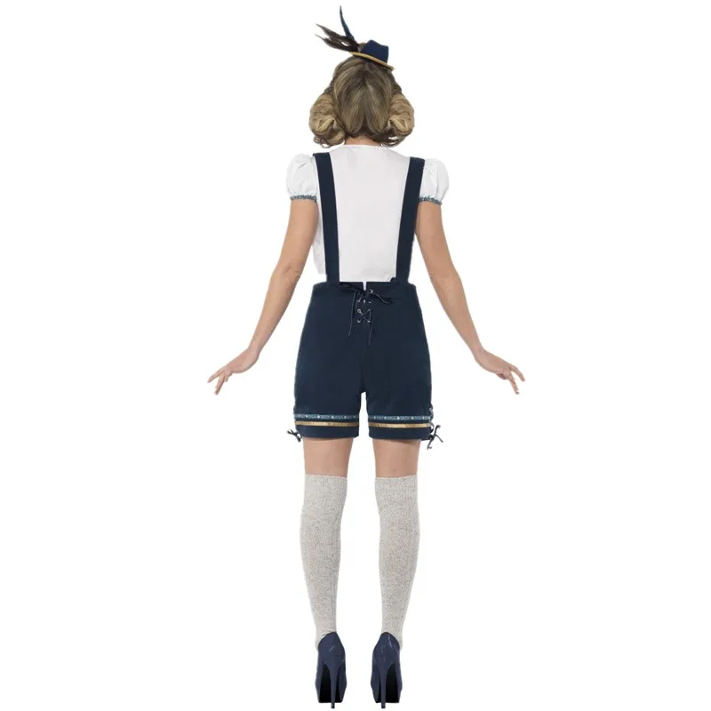Немецкий праздничный костюм на Октоберфест Lederhosen платье для девушек в баре
