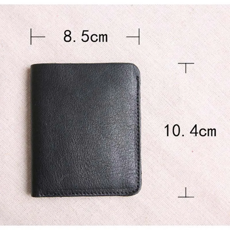 AETOO первый слой кожаный ультратонкий мини-кошелек мужской вертикальный студенческий кошелек ручной работы из мягкой кожи