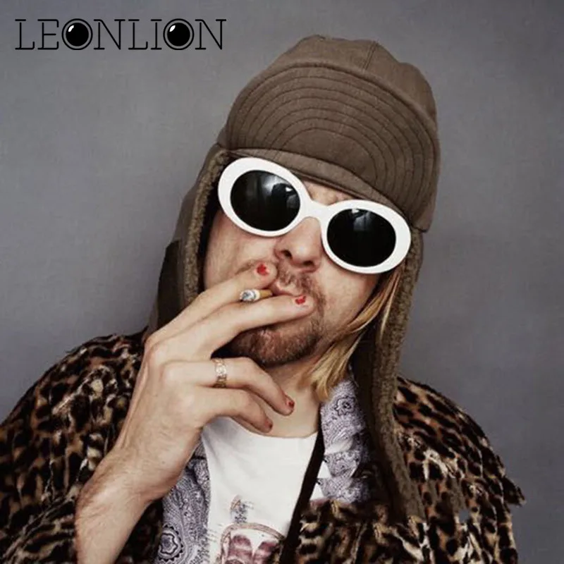 Солнечные очки LeonLion в ретро стиле для мужчин и женщин овальные солнцезащитные