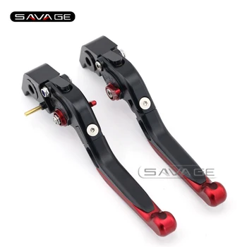 

For DUCATI STREETFIGHTER 848, MONSTER 1100/S/EVO 1200/S Black+Red Motorcycle Adjustable Folding Extendable Brake Clutch Levers