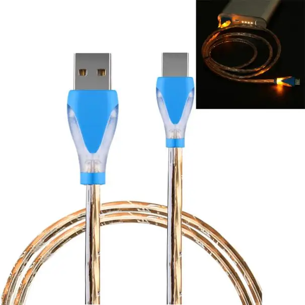 

LED Light 1M Micro USB Data Charger Cable Fast Charging Cord For Samsung galaxy s7 Edge