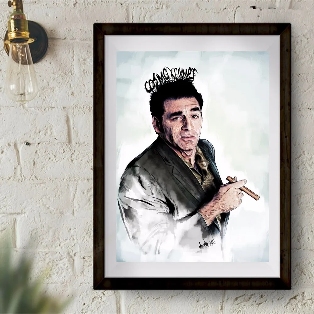 Seinfeld Kramer портрет художественное искусство стены холст картина постер для