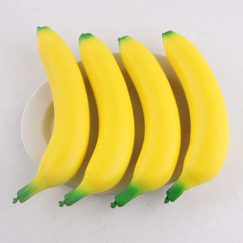 

Squishy Toy Kawaii Banana Soft Slow Rising Jumbo Squeeze Stress Relief Antistress Toy Funny Novelty Gag Toys For Kids