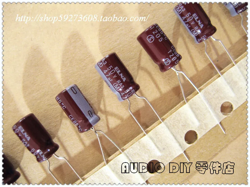 

30PCS ELNA RA3 Series Electrolytic Capacitors for 47uF/50V Audio (Origl Package in Thailand) free shipping