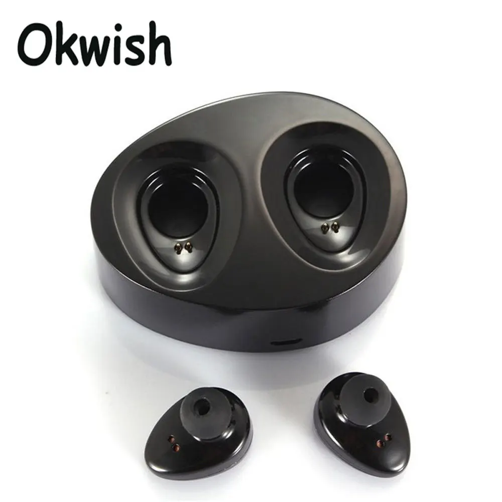 

Okwish K2 TWS Bluetooth Earphones True Wireless Earbuds Mini Stereo Music Headsets Hands-free with Micphone Charging Box