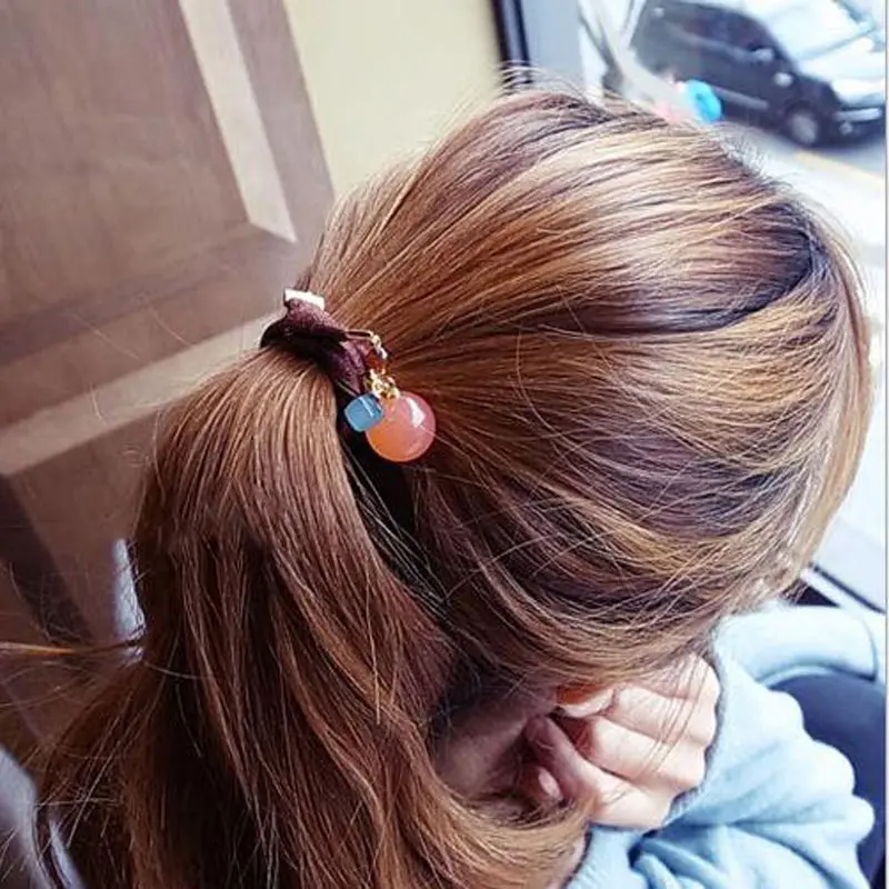 Buy New Arrival Cute Elastic Jelly Hair Bands Rubber