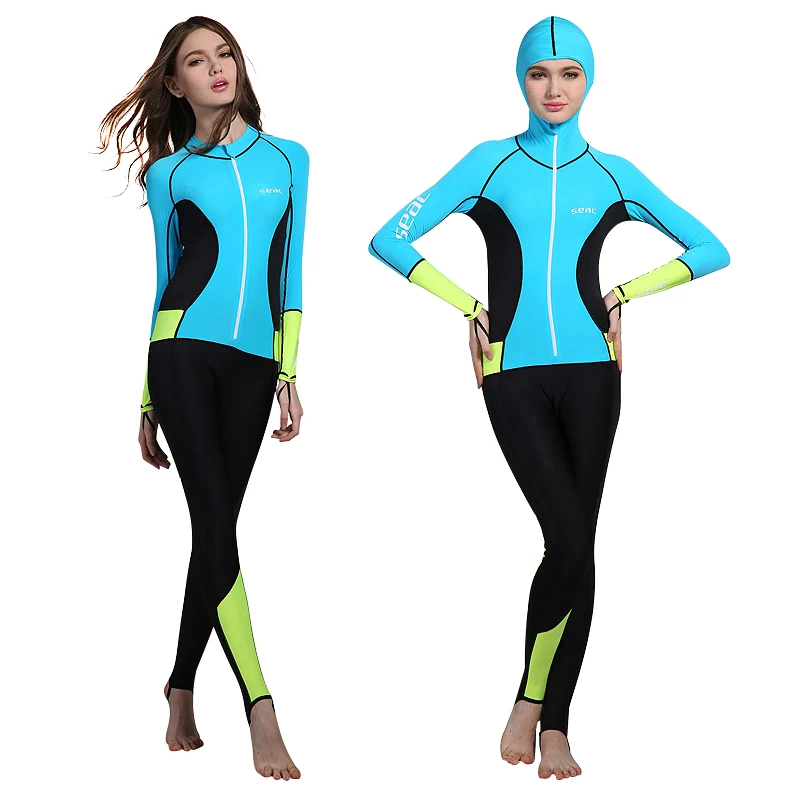 

Seac diving skin wetsuit womens lycra suit jumpsuit swimsuit