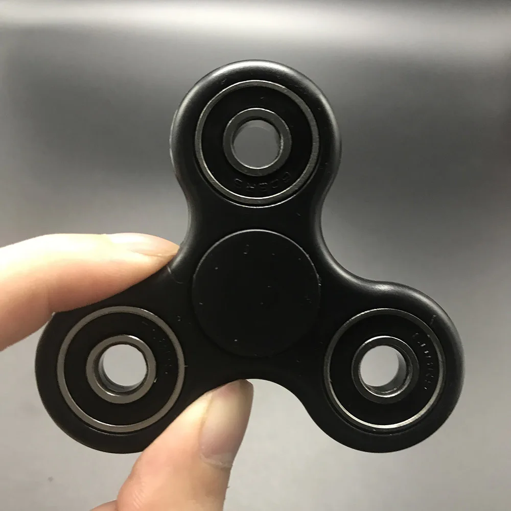 7 Цветов керамика Бусы Tri-Spinner Пластиковые EDC Руки Спиннер Для Аутизма и СДВГ волнуются спинер Долгое Время Анти стресс Игрушки
