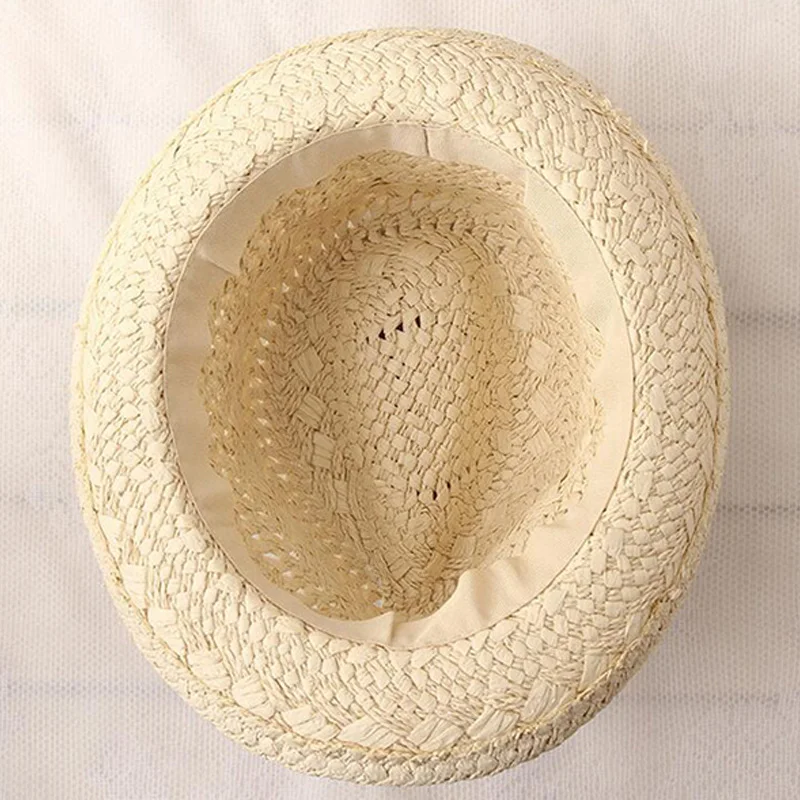 Летние женские шляпы от солнца, милые шары с кисточками, мужские соломенные шляпы для девочек, винтажные пляжные Панамы, шляпы в стиле джаз
