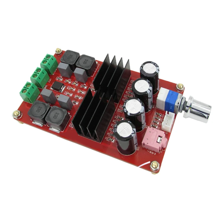 

XH-M190 2 * 100W digital amplifier board 12V-24V wide voltage dual-channel amplifier TPA3116D2 board