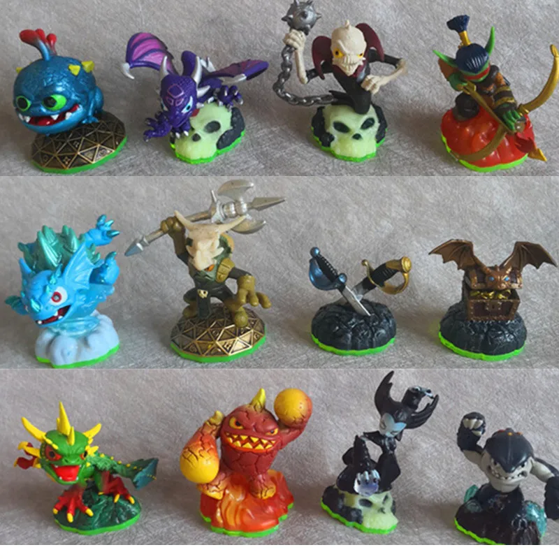Случайные 2 шт Spyro Дракон Figuras ПВХ фигурку игрушки Дети Skylanders Подарочные NS игра