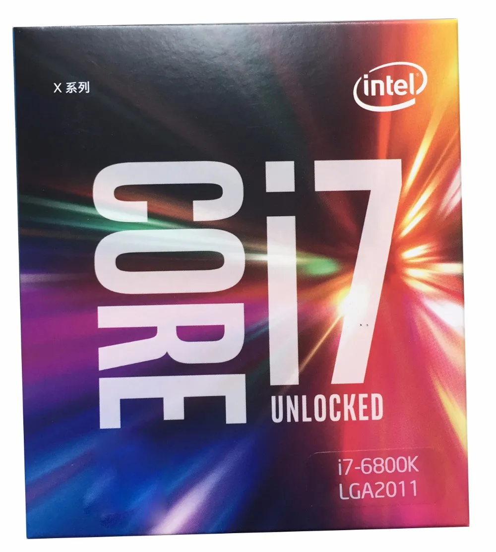 Процессор Intel Core в штучной упаковке i7-6800k i7 6800k 3,40 GHz LGA2011-3 14 нм 6 ядер