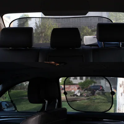 

5Pcs Car Sunshade Side Gear Sun Visor Mesh Gauze Light Pad Heat Insulation Side Window Window Sunscreen