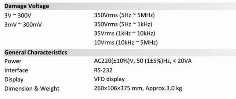 SM2050A Digital AC милливольтметр AC Напряжение диапазон 4 1/2 цифры диапазон частот 5 Гц ~ 5 мГц