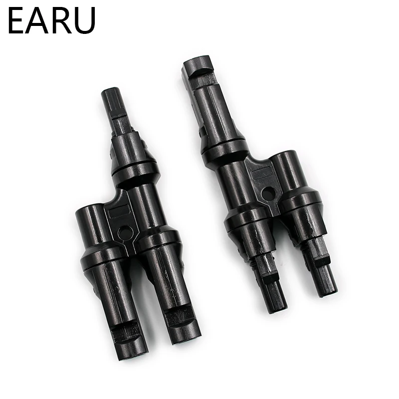 

1 Pair Solar PV Branch Connectors Solar Energy Adapter Solar Panel T/ Y Branch Cable Splitter Coupler Combiner MFF FMM