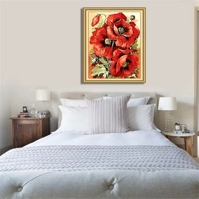 Canvas DIY Hand Painted Living Room Decoration DIY Acrylic Paintings