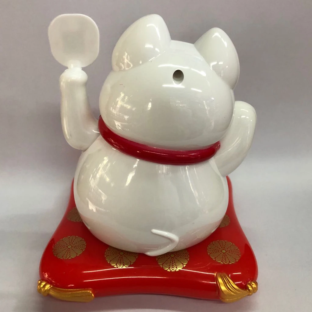 Solar Powered Lucky Beckoning Waving Pig Lucky Money Pig &Shaking Buddha for Home Office and Car décor -54x3.54x3.94inch