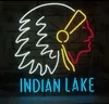 Custom Indian Lake Neon Light Sign Beer Bar