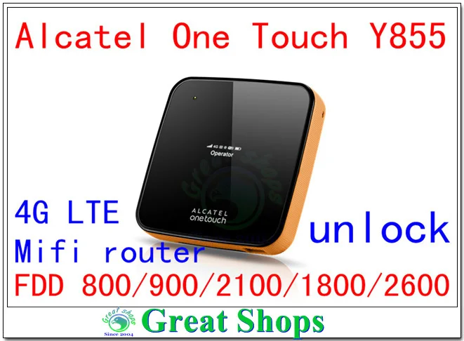 Разблокированный Alcatel One Touch Y855 150 Мбит/с lte 4G MiFi роутер LTE 4g dongle Беспроводная