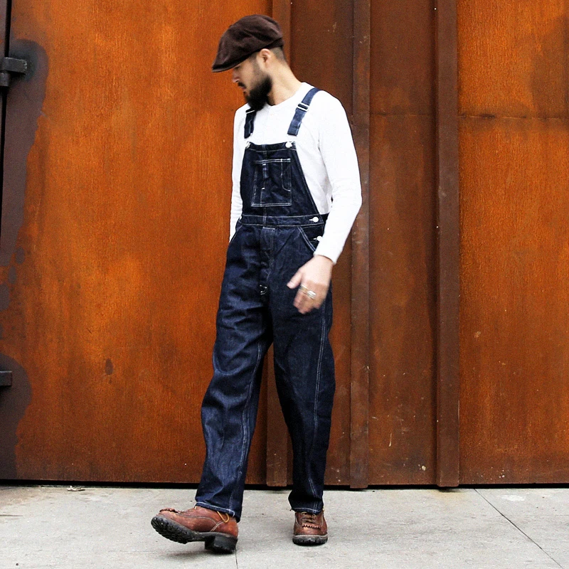 raw denim overalls mens