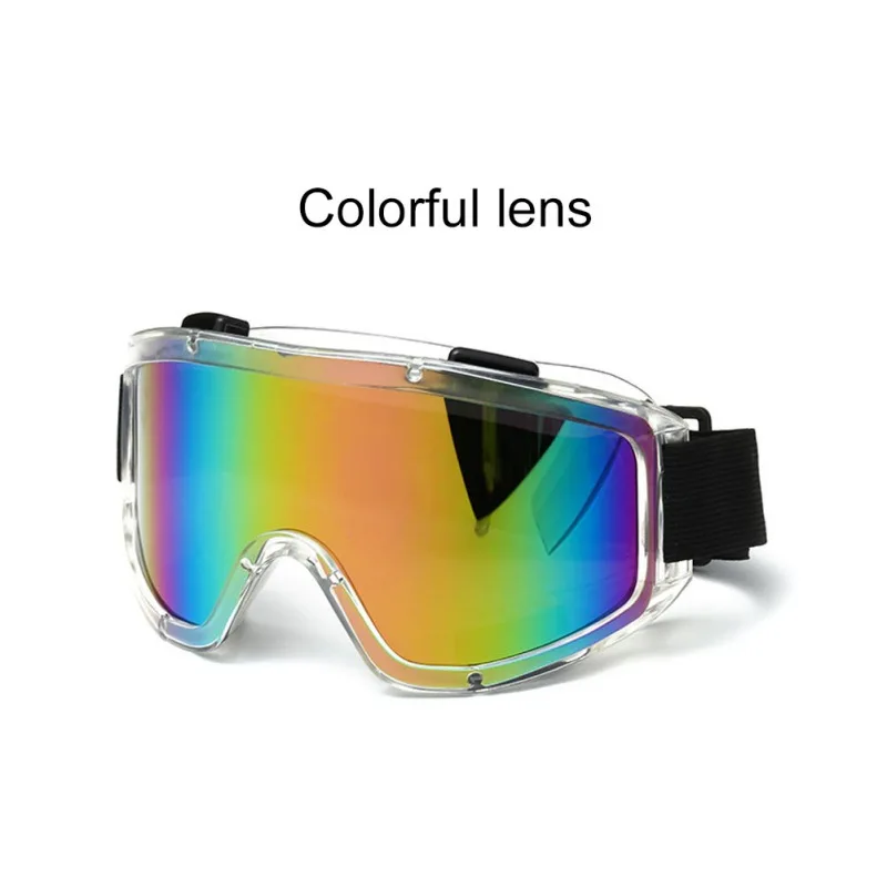 Ветрозащитная Лыжный Спорт очки UV400 пыле снег встроенный миопическая линза лыжные очки 10 Цвета