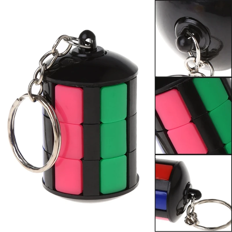 

2018 New Smart Tower Blocks Pendants Puzzle Educational Toy Magic Cube Keychain