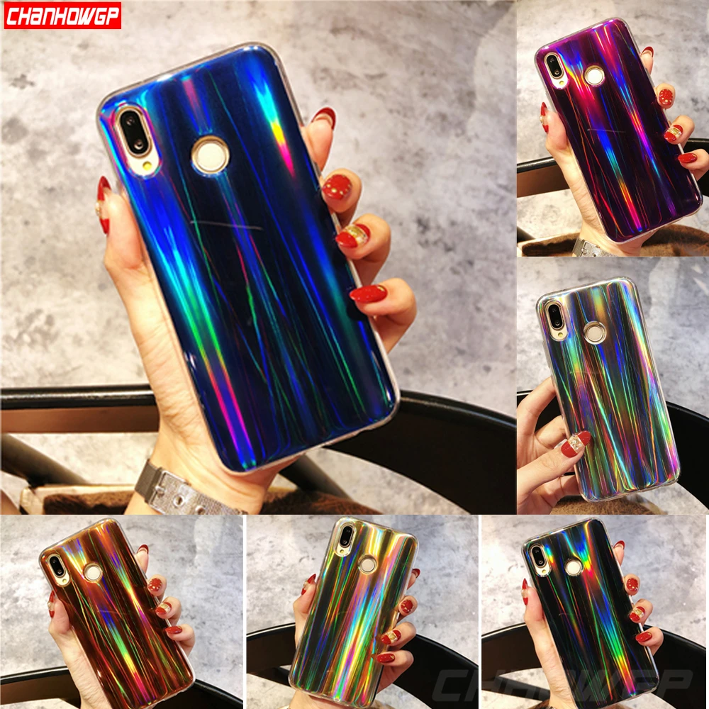Блеск Чехол с зеркальной поверхностью для huawei P20 P10 P9 P8 Lite Honor 8X 7C Pro v10 Y9 2019 P Smart Y6 Y5
