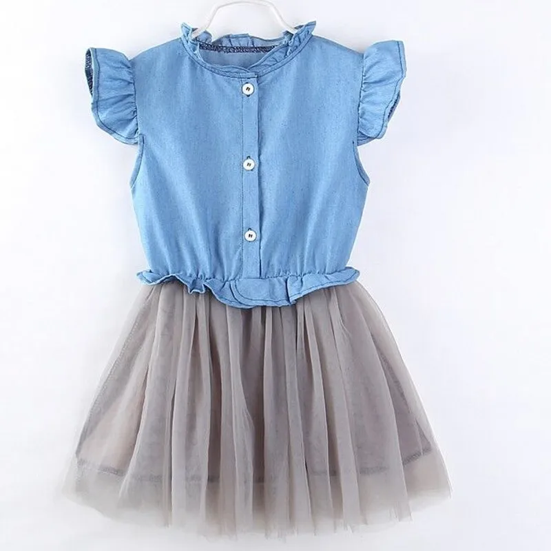 Juniors long sleeve denim dress toddler Juniors long sleeve denim dress toddler