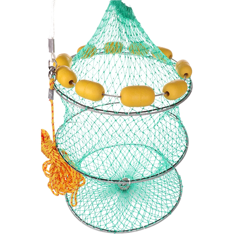 Buy 1 Piece 3 Layers 40cm Diameter Fishing Net Small