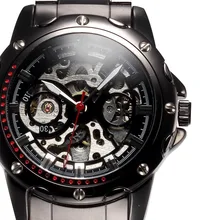 SHENHUA часы для мужчин Скелет стимпанк наручные часы Relogio Masculino автоматические механические мужские наручные часы Erkek Kol Saati