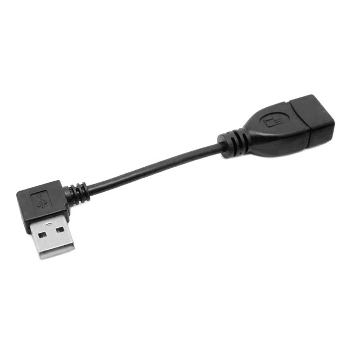 Удлинительный кабель 480 Мбит/с USB 2 0 левый угол 90 градусов тип А штекер гнездо 10