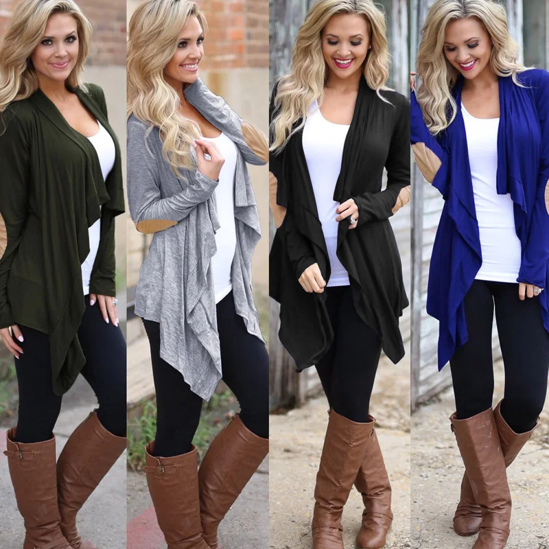 

2019 Gothic Fashionable Spring Cropped Women's Cardigan Long Elegant Jacket and Coat Streetwear Clothes Female