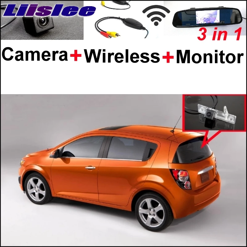 Lisslee Special WiFi Camera + Wireless Receiver + Mirror Monitor DIY Parking System For Chevy Chevrolet Optra Spark Sonic Tosca