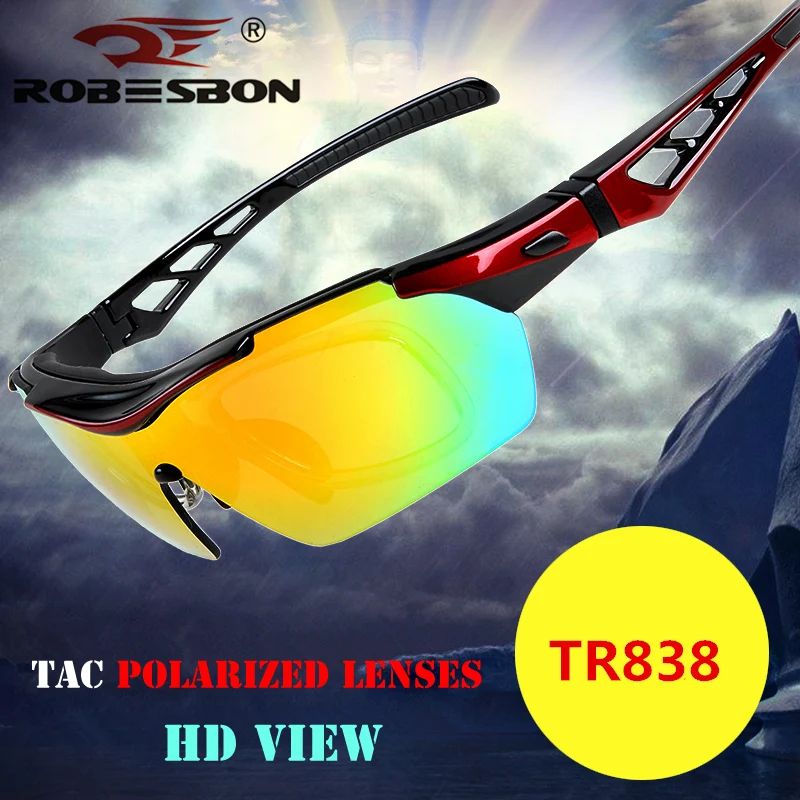 

ROBESBON TSR838 Outdoor Sport Mountain Bike Windproof Cycling Polarized Glasses Eyewear Goggles