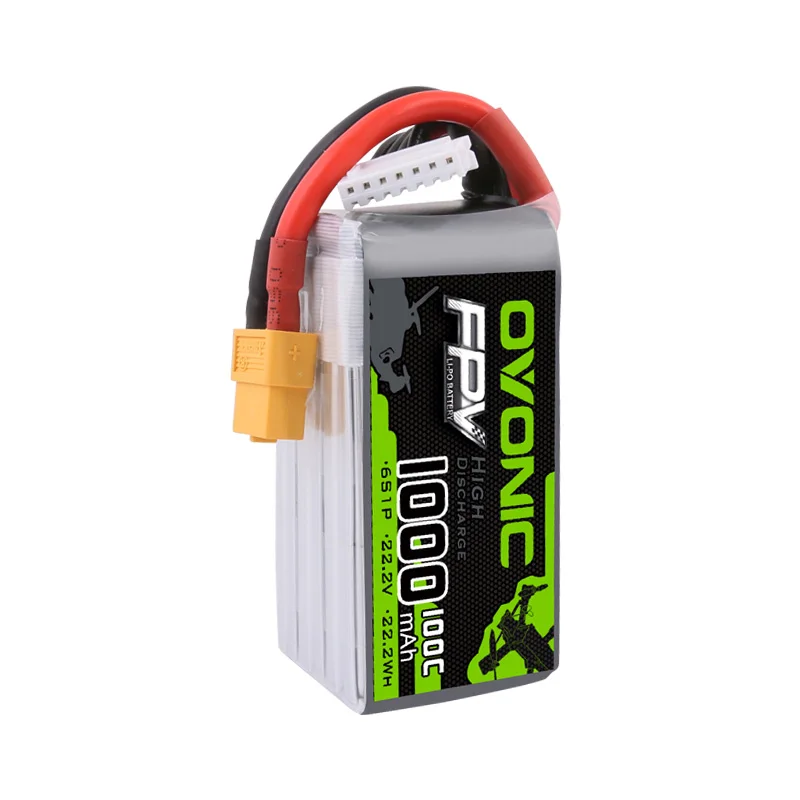 Батарея osonic 1000mAh 6S 100C LiPo с разъемом XT60 для FPV Racing RC Quadcopter Вертолет Самолет мультимотор Хобби DIY