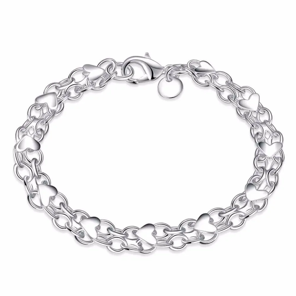 

HB43 For Kim Silver Pattern Bangle Jewelry Women Men Gifts Trendy Pray Without Ceasing