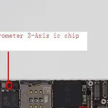 10 шт./лот для iPhone 6 6 г 6 плюс 6+ Accel акселерометр ic 3 оси чип