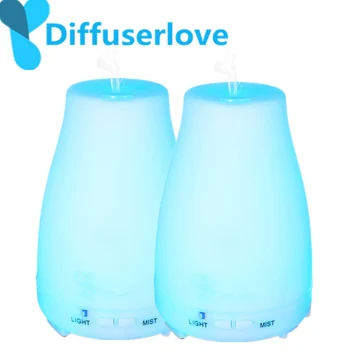 

Diffuserlove 220ML 2Pack Air Humidifier Ultrasonic Essential Oil Diffuser With LED Light Electric Aromatherapy Cool Mist Diffuse